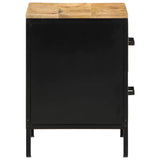 Bedside Cabinet with Drawer Brown and black 40 x 35 x 50 cm 4019637