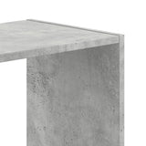 Bookcase Concrete Grey 102x32x102 cm Engineered Wood 852819
