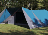 Tipi Tent with Roof Blue 660 x 456 x 200 cm Taffeta 42000976