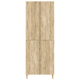 Cabinet Set 2 pcs Sonoma Oak Engineered Wood 3416702