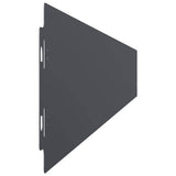 Lawn Edging 50 pcs 10 x 103 cm Cold-rolled steel Anthracite 860138