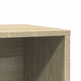 857726 Cat Litter Box Enclosure Sonoma Oak 60x40x40 cm Engineered Wood