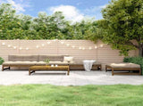 5 Piece Garden Lounge Set Honey Brown Solid Wood Pine 3186602