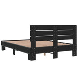 Bed Frame without Mattress Black 140x200 cm 3280147