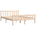 Bed Frame without Mattress Solid Wood Small Double 810649