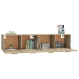 Wall Cabinets 2 pcs Sonoma Oak 80x35x36.5 cm Engineered Wood 3115646