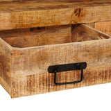 Console Tables 2 pcs Brown 160 x 33 x 75 cm Solid Mango wood 3324223