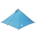 ZNTS Family Tent Tipi 7-Person Blue Waterproof 94711