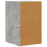 Bedside Table Concrete Grey 29.5 x 33.5 x 50 cm Engineered Wood 891230