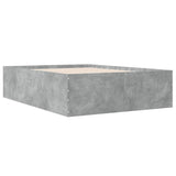 Bed Frame without Mattress Concrete Grey 120x190 cm Small Double 3280954
