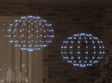 Ball 2 pcs Cold white 60 x 60 x 62 cm Metal 384 LEDs 42019120