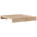Bed Frame with Headboard without Mattress 200x200 cm 3306003