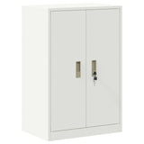 Storage Cabinet 2 pcs White 60 x 40 x 160 cm Steel Lockable 3438752