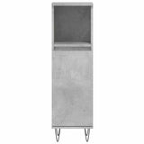 3 Piece Bathroom Cabinet Set Concrete Grey Engineered Wood 3187793