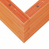 Garden Planter Wax Brown 110x60x23 cm Solid Wood Pine 847240