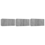 5 Piece TV Cabinet Set Grey Sonoma Engineered Wood 3114428