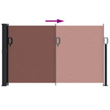 Retractable Side Awning Brown 117x300 cm 4004284