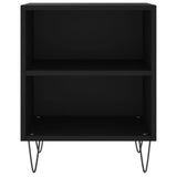 Bedside Cabinets 2 pcs Black 40x30x50 cm Engineered Wood 826783