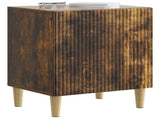 Bedside Cabinet Smoked Oak 43 x 34.5 x 50 cm Engineered Wood 894575