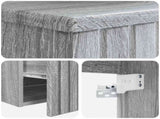 Wall-mounted Sink Vanity Grey Sonoma 49 x 41 x 63 cm 890588