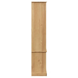 Glass Display Cabinet "VIGO" 85x35x170 cm Solid Wood Pine 353193