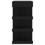 Bar Table with Storage Rack Black 100x50x101.5 cm Engineered Wood 809450