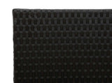 Tall Planter Black 55 x 22 x 70 cm Poly Rattan 42026873