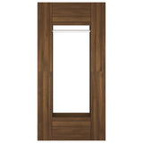 Hallway Cabinets 2 pcs Brown Oak Engineered Wood 3114181
