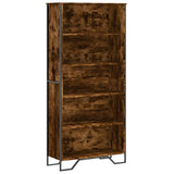 Book Cabinet Smoked Oak 80x31x169 cm Engineered wood 3295314