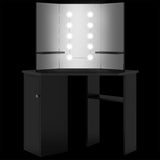 Dresser Black MDF Dressing Table Other Modern Mirror 326534