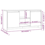 TV Cabinet Sonoma Oak 102x37.5x52.5 cm Engineered Wood 809794