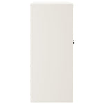 ZNTS File Cabinet White 79x40x90 cm Steel 339732