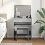 Dressing Table and Stool Concrete Grey 60x40x113.5 cm 848216