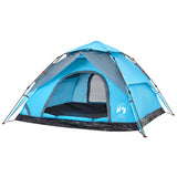 ZNTS Camping Tent Dome 5-Person Blue Quick Release 4004186