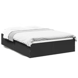 Bed Frame without Mattress Black 140x190 cm 3281029