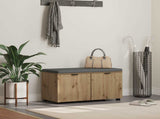 Hall Bench Artisan Oak 80 x 38 x 46 cm 891487