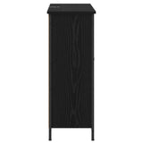 Sideboard Black Oak 70 x 30 x 80 cm Engineered Wood 882811