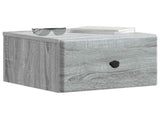 Wall-Mounted Bedside Cabinet 2 pcs Grey Sonoma Engineered Wood 899118
