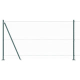 Welded Wire Fence with Concrete Base 100 x 1.2 m 3353593