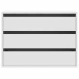 Corner Chest of Drawers White 80x41x58 cm Engineered Wood 852852