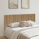 Bed Headboard Artisan Oak 200x1.5x80 cm Engineered Wood 856829