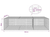Gabion with 3.5 mm Wire and 5x2.5 cm Mesh 150x100x50 cm 3461925