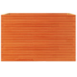 Garden Planter Wax Brown 110x60x68.5 cm Solid Wood Pine 3282506