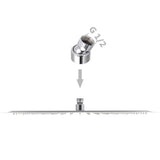 Rain Shower Head Stainless Steel 40x40 cm Square 142162