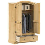 Wardrobe "Corona" 101x52x170 cm Solid Wood Pine 4005662