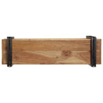 ZNTS Wall Shelf 110x33x45 cm Solid Wood Acacia 4017490