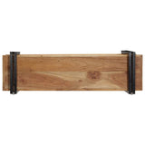 Wall Shelf 110x33x45 cm Solid Wood Acacia 4017490