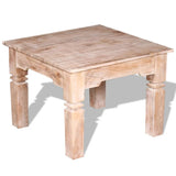 ZNTS Coffee Table Acacia Wood 60x60x45 cm 244052