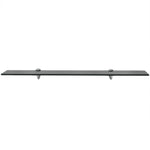 Floating Shelves 2 pcs Glass 80x20 cm 8 mm 3051531