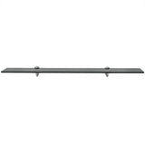 Floating Shelves 2 pcs Glass 80x20 cm 8 mm 3051531